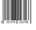 Barcode Image for UPC code 0021078023166