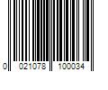 Barcode Image for UPC code 0021078100034