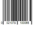 Barcode Image for UPC code 0021078100065