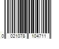 Barcode Image for UPC code 0021078104711