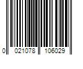 Barcode Image for UPC code 0021078106029