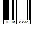 Barcode Image for UPC code 0021081222754