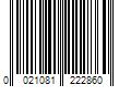 Barcode Image for UPC code 0021081222860