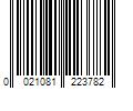 Barcode Image for UPC code 0021081223782