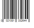 Barcode Image for UPC code 0021081332644