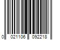 Barcode Image for UPC code 0021106092218