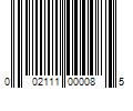 Barcode Image for UPC code 002111000085