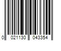 Barcode Image for UPC code 0021130043354