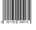 Barcode Image for UPC code 0021130045174