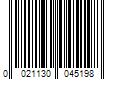 Barcode Image for UPC code 0021130045198