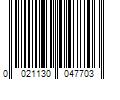 Barcode Image for UPC code 0021130047703