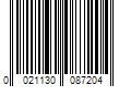 Barcode Image for UPC code 0021130087204