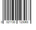 Barcode Image for UPC code 0021130123063