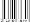 Barcode Image for UPC code 0021130138340