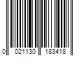 Barcode Image for UPC code 0021130183418