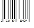 Barcode Image for UPC code 0021130183609