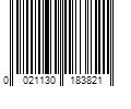 Barcode Image for UPC code 0021130183821