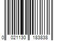 Barcode Image for UPC code 0021130183838