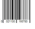 Barcode Image for UPC code 0021130193783