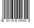 Barcode Image for UPC code 0021130240302