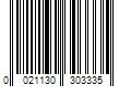 Barcode Image for UPC code 0021130303335