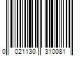 Barcode Image for UPC code 0021130310081