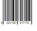 Barcode Image for UPC code 0021130317110