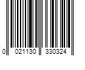 Barcode Image for UPC code 0021130330324