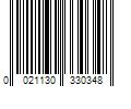 Barcode Image for UPC code 0021130330348