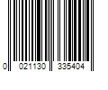 Barcode Image for UPC code 0021130335404