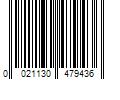 Barcode Image for UPC code 0021130479436