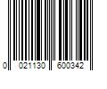 Barcode Image for UPC code 0021130600342