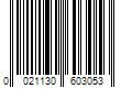 Barcode Image for UPC code 0021130603053