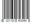 Barcode Image for UPC code 0021130603060