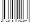 Barcode Image for UPC code 0021131000219