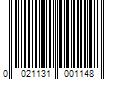 Barcode Image for UPC code 0021131001148