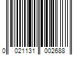 Barcode Image for UPC code 0021131002688