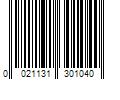 Barcode Image for UPC code 0021131301040