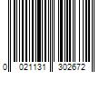 Barcode Image for UPC code 0021131302672