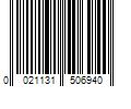 Barcode Image for UPC code 0021131506940