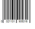 Barcode Image for UPC code 0021131905316