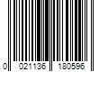 Barcode Image for UPC code 0021136180596