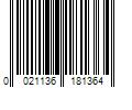 Barcode Image for UPC code 0021136181364