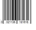 Barcode Image for UPC code 0021136181616