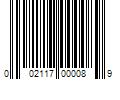 Barcode Image for UPC code 002117000089