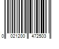 Barcode Image for UPC code 0021200472503