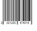 Barcode Image for UPC code 0021200474019