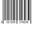 Barcode Image for UPC code 0021205316239