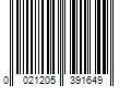 Barcode Image for UPC code 0021205391649