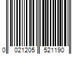 Barcode Image for UPC code 0021205521190